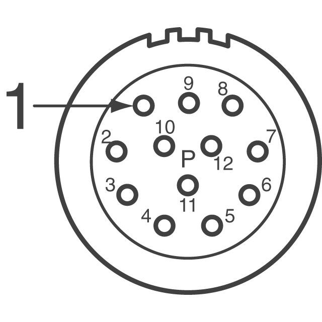 MA1CAP1200 Amphenol Sine Systems Corp  Alloggiamenti per connettori circolari